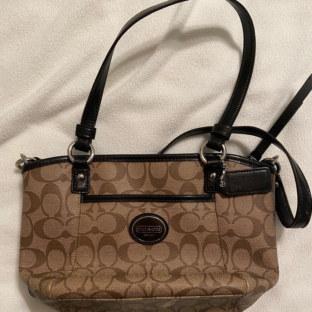 Coach Rowan Satchel In Signature Canvas